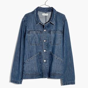 Madewell Denim Patch Pocket Chore Coat